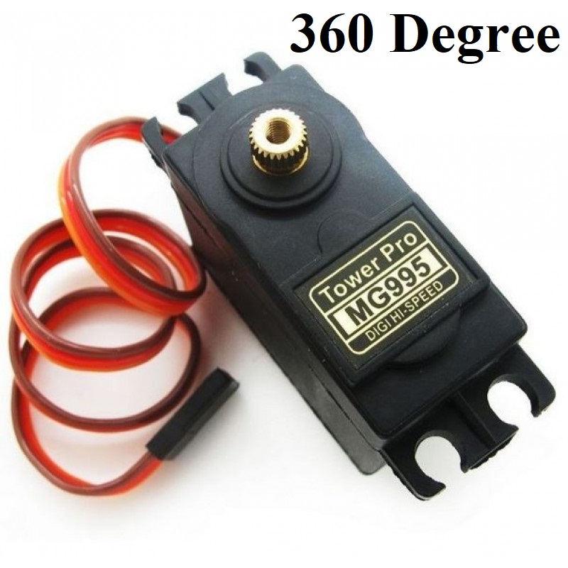 Large Torque TowerPro MG995 DC 4.8v 7.2v Metal Gear Servo Motor 360° Degree Rotation Standard Quality MG 995 For Arduino DIY. 