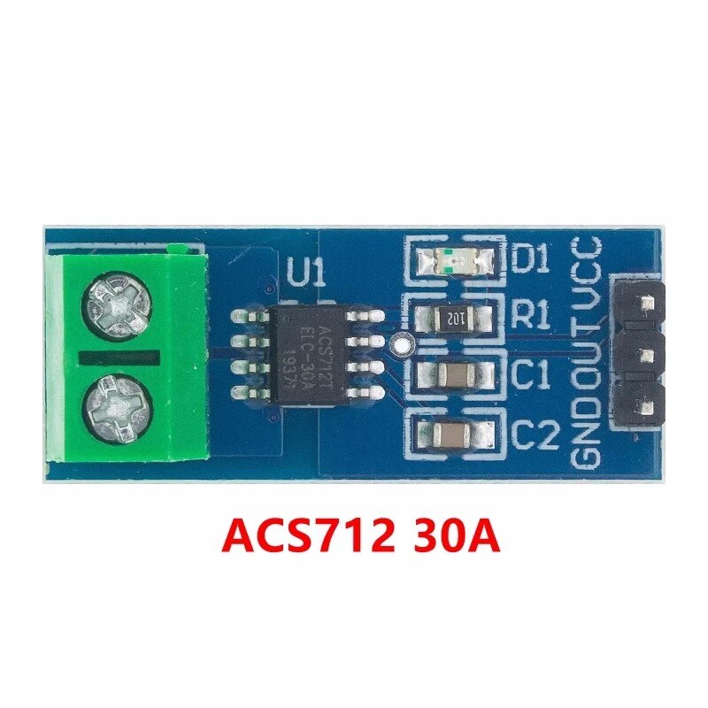 ACS712 5A 20A 30A Range Hall Current Sensor Module For Arduino ACS712 ...