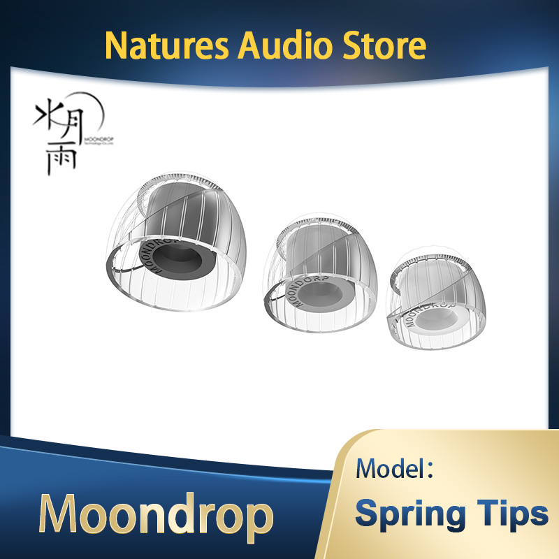 Moondrop Spring Tips Silicone Eartips Ear Cap Tips For True Wireless Bluetooth Earphone For Earphones Earphone Silicone Case