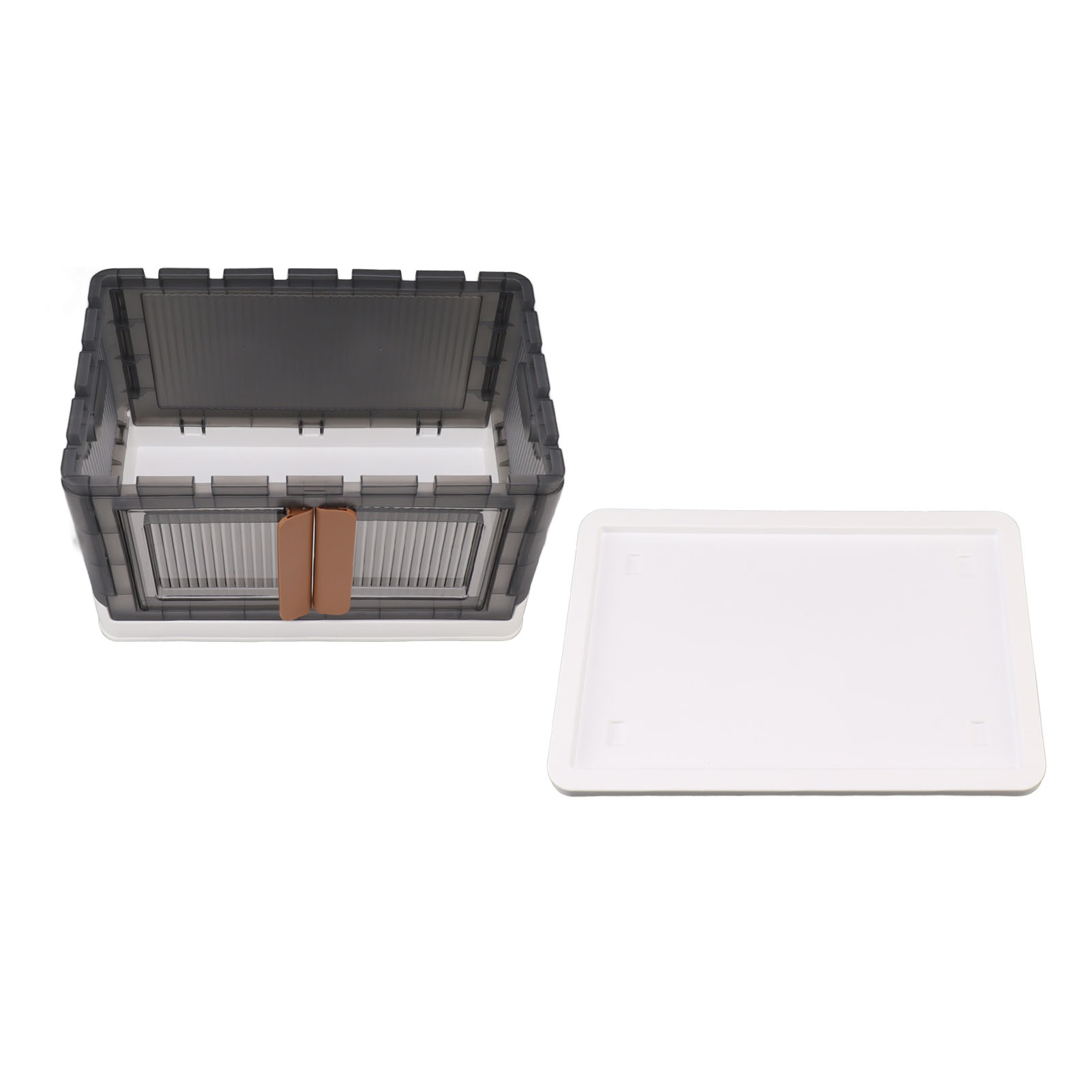 Storage Bins, 2 Opening Modes Folding Storage Cabinet for Kitchen