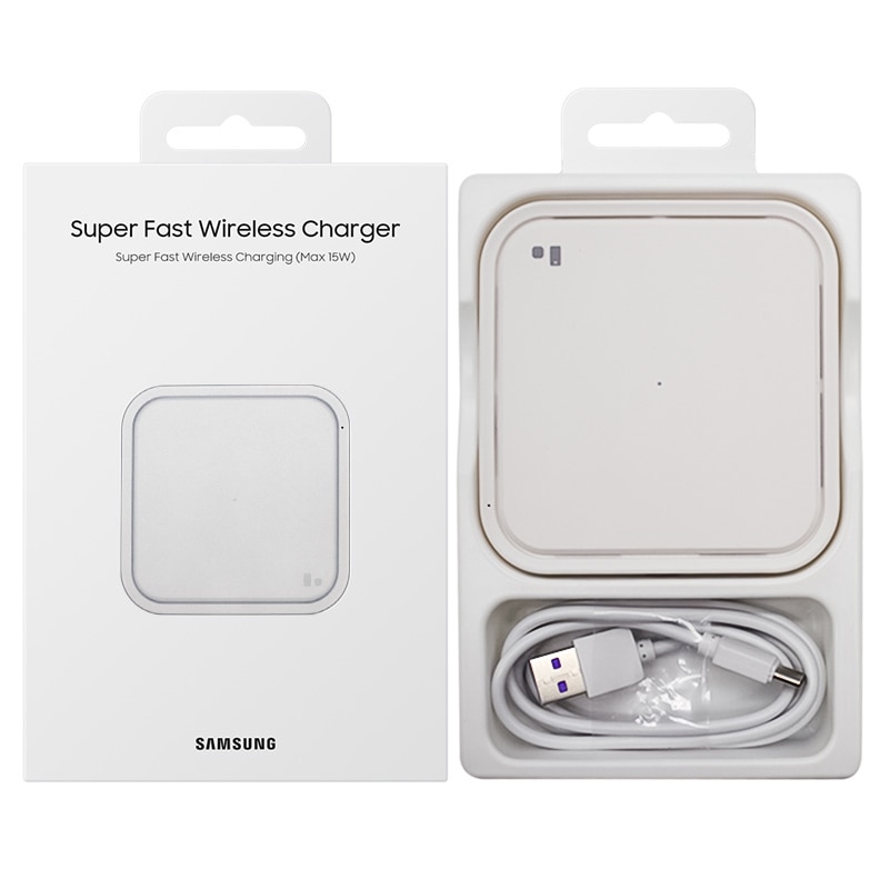 EP-P2400 SAMSUNG 15W Wireless Charger Cordless Super Fast Charging Pad for Galaxy Phones and Devices USB C Cable Included. 