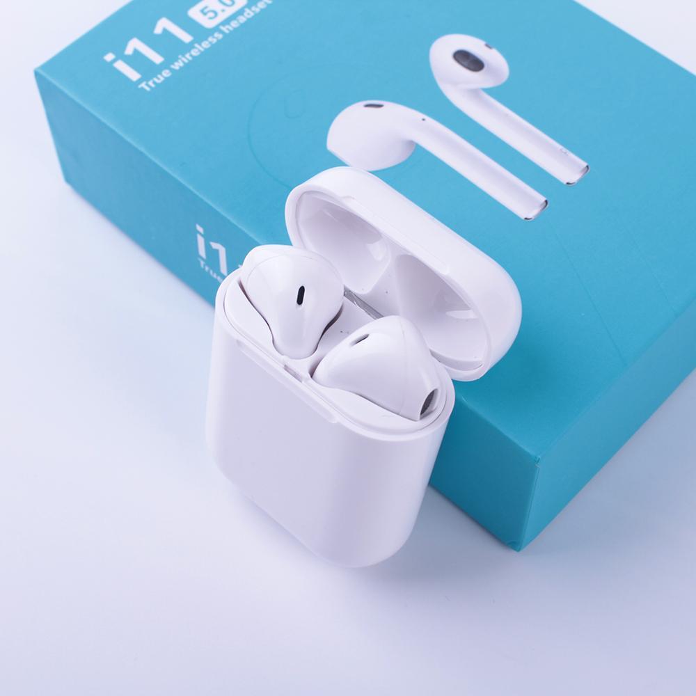 i11 TWS Wireless Headphones Bluetooth 5.0 Earphones Headset Fingerprint Touch Pop-up Window Earbuds With Mic For iPhone Android.. 