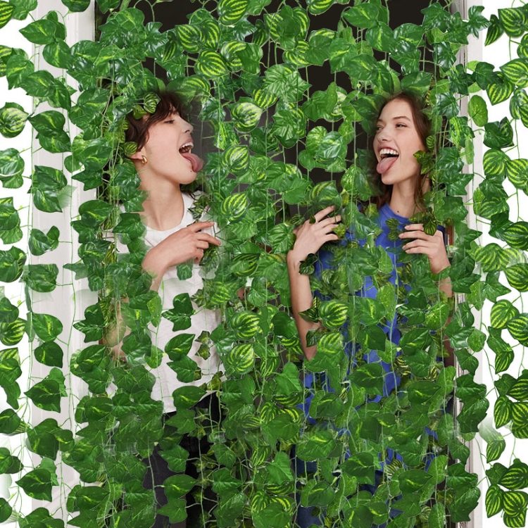 7 Feet Artificial Hanging Leaf - Home Decoration Item - artificial flower. 