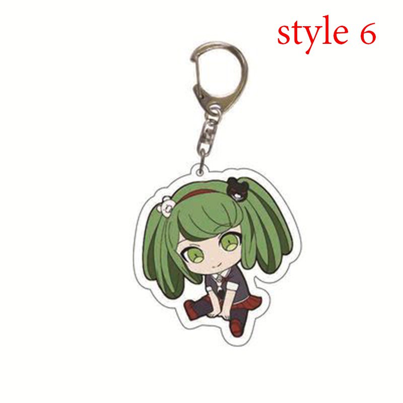 Game Danganronpa Keychain Acrylic Keyring Pendant Cosplay Accessories Gifts. 