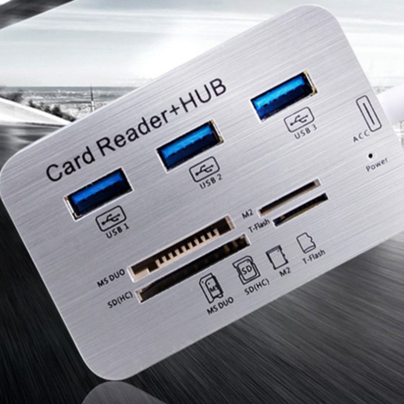 USB HUB 3.0 USB Splitter 3 Ports Extensor Multi USB Extension Multiple 3 0 Hub SD Card Reader USB3.0 Expander for PC. 