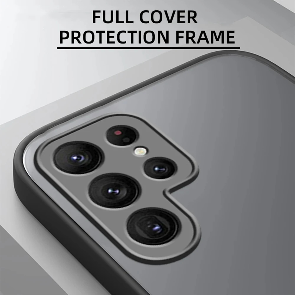 Case for Samsung Galaxy S24 Ultra Armor Matte Case for Samsung Galaxy S24 Ultra Shockproof Shell Cover Galaxy S24 Ultra PC Funda. 