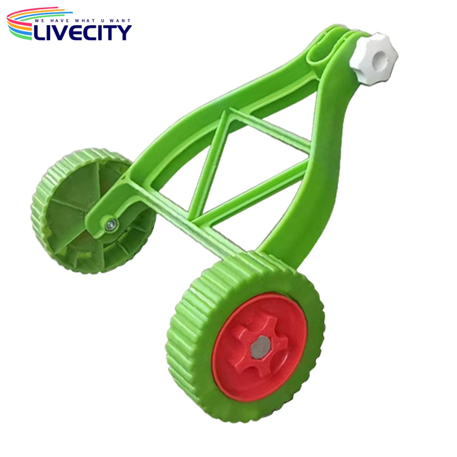Adjustable Lawn Mower Wheels Easy Install String Trimmer Support Wheels for Lawn Mower Strong Load-bearing Wide Compatibility Weed Wacker Wheels Buyer's Choice Easy Installation Lawn Mower Wheels