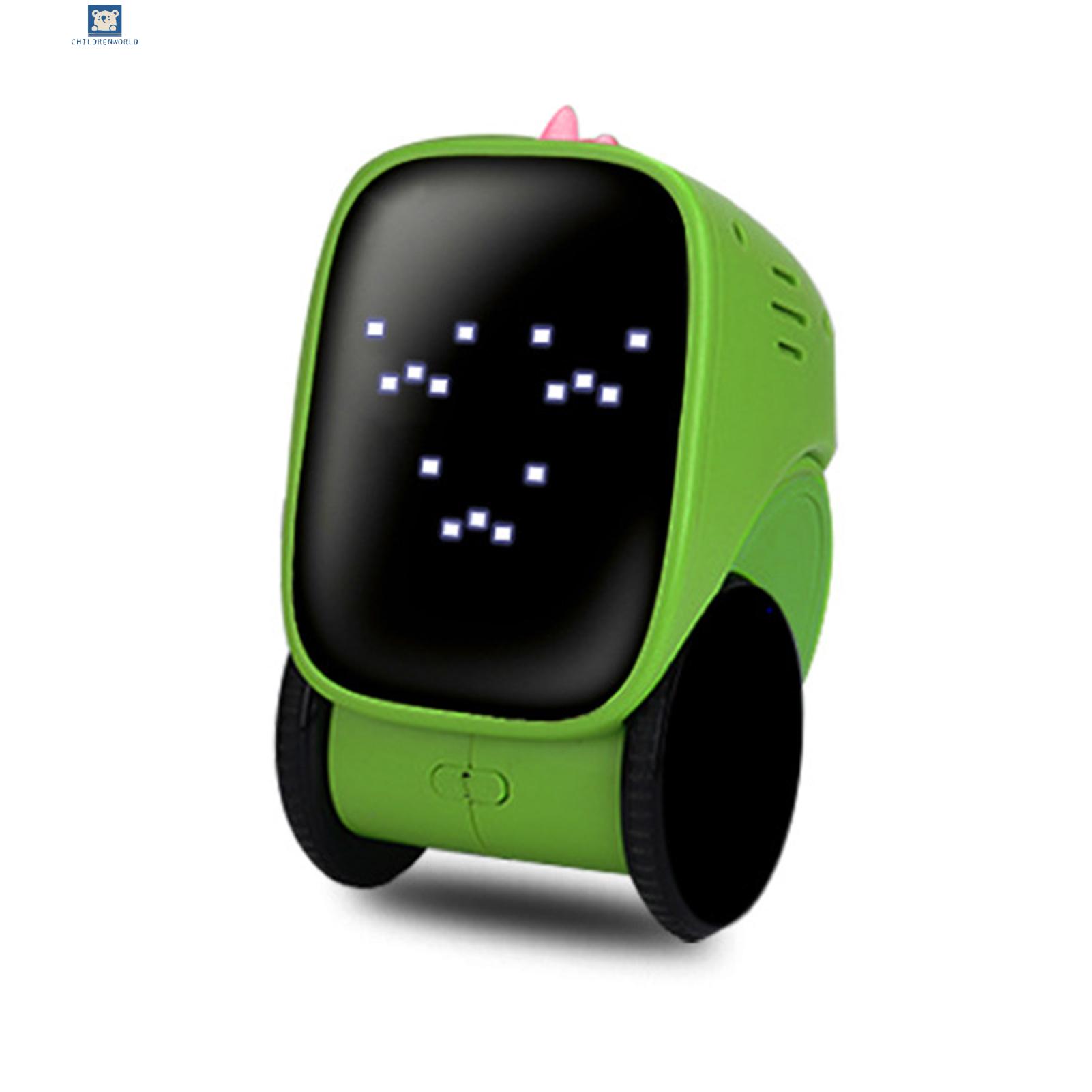 Childrenworld Facial Expression Robot Toy Interactive Rc Stunt Robot Toy with Led Eyes Touch Sensing for Kids Educational Programmable Remote Control Robot Toy for Toddlers 2.4ghz Rc Robot Toy with for Children. 