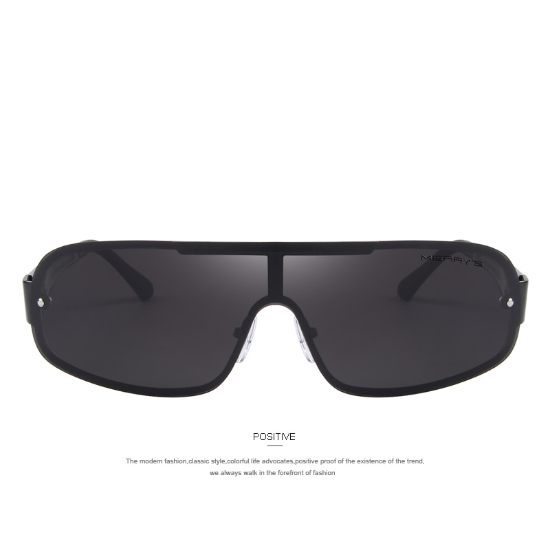 MERRY'S Fashion Classic Polarized Sunglasses Men Brand Designer HD Goggle Men's Integrated Eyewear Sun glasses UV400 S'8616. 