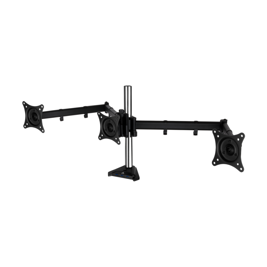 Arctic Z3 PRO Gen3 Premium  Desk Mount Triple Monitor with USB HUB Arm ((6 YEARS REPLACEMENT WARRANTY)