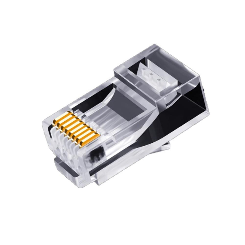 【FUPANG】10PCS Network Modular Plug Cat6 CAT6e Connector utp Modular Plug. 