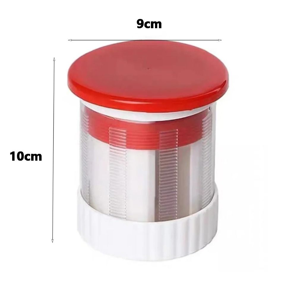 Handheld Butter Mill Butter Gadgets Detachable Cylindrical Cheese Grater Red and White Butter Shredder Cheese Cutter Toast. 