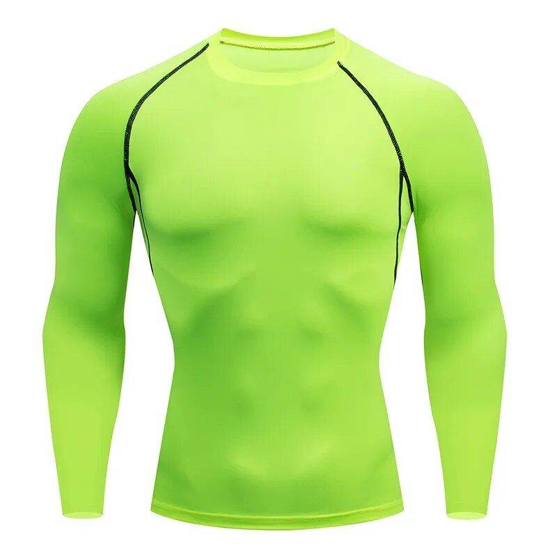 Men Workout Long Sleeve T- shirt Spring Autumn Gym Running Sport Men's T-shirts Fitness Sportswear Outdoor Tops For Men Clothes. 