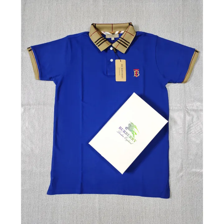 BURBERRY Premium Quality Half Sleeve POLO T-Shirt for Men Comes in a  Luxurious Branded Box with Silica (1 Piece, Color-Blue). #POLO-05: Buy  Online at Best Prices in Bangladesh 