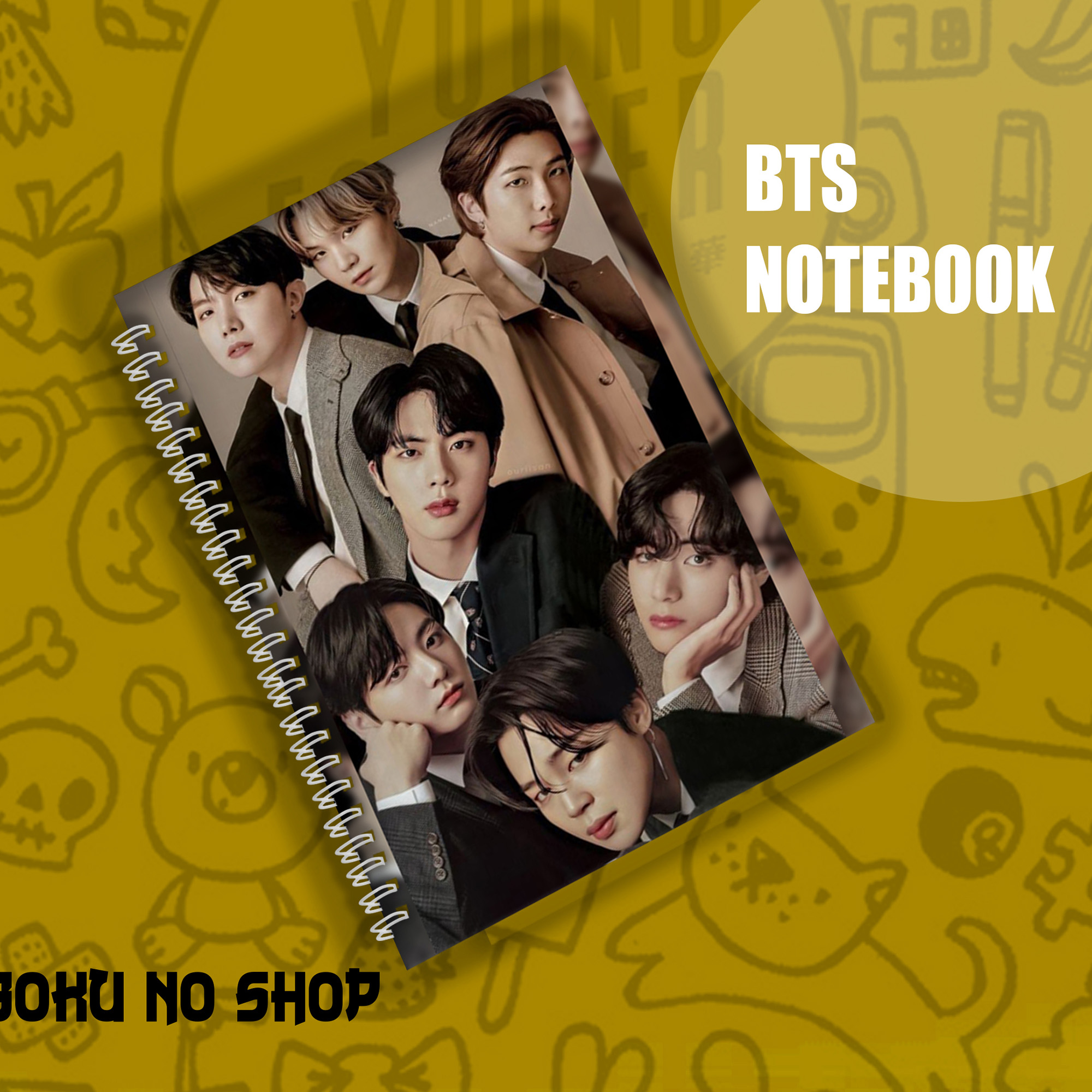 BTS Khata A4 Notebook HD Print cover.. 