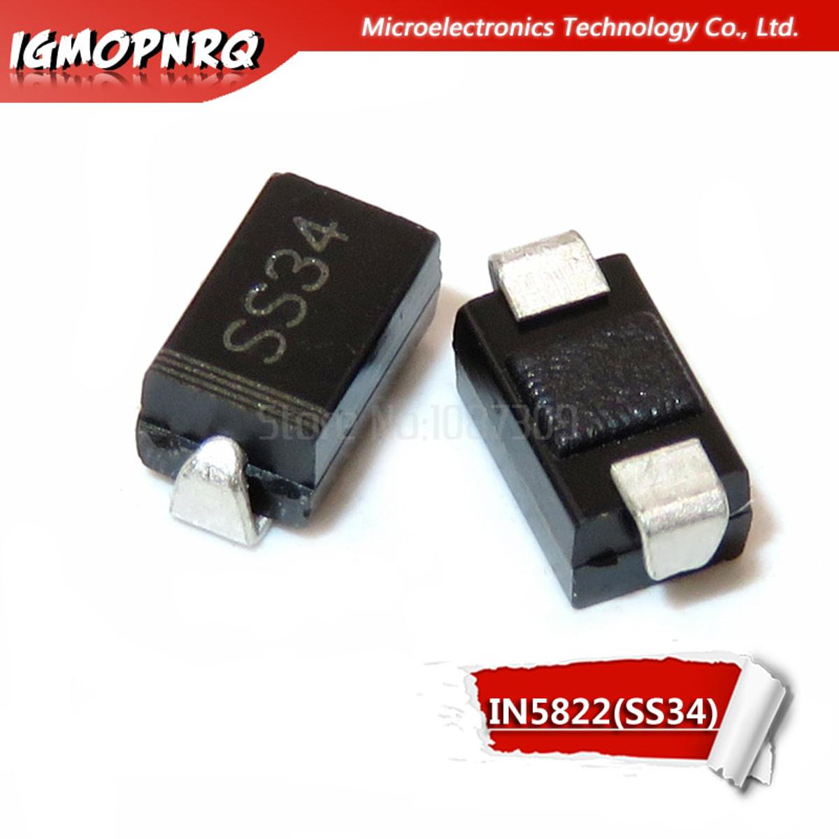 【Mary DAI Store】10PCs 1N5822 smd do-214ac IN5822 Schottky