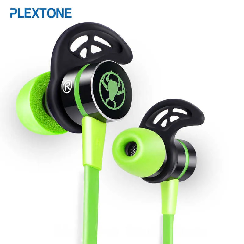 PLEXTONE G20 Earphone With Microphone Wired Magnetic Gaming Headset Stereo Bass Earbuds Computer Earphone. 