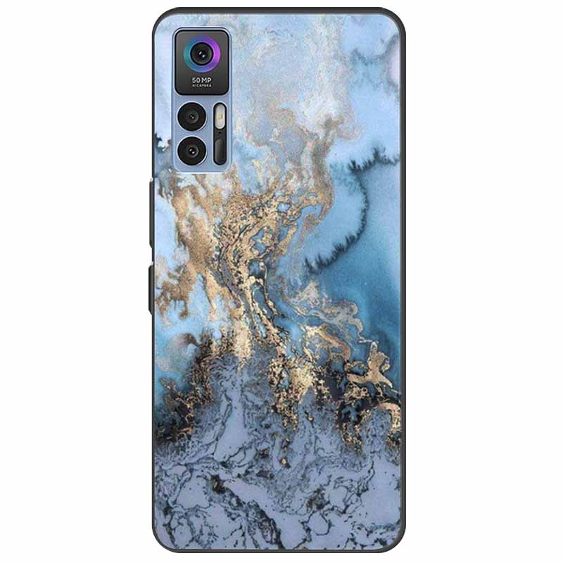 Case For TCL 30 Plus Cover 30+ Marble Silicone Soft TPU Back Cases for TCL 30 5G Case TCL30 T676H Coque T676K T676J Capa Fashion. 