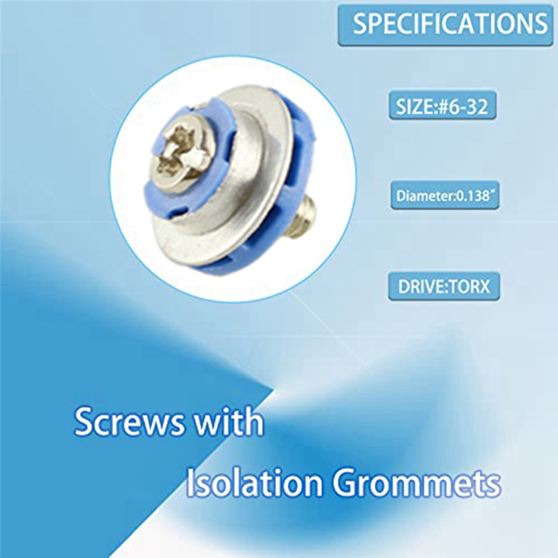 12 Pcs Hard Drive Mounting Screws for HP3.5Inch HDD Screws Isolation Grommet Mute Mounting Screws Easy Install. 