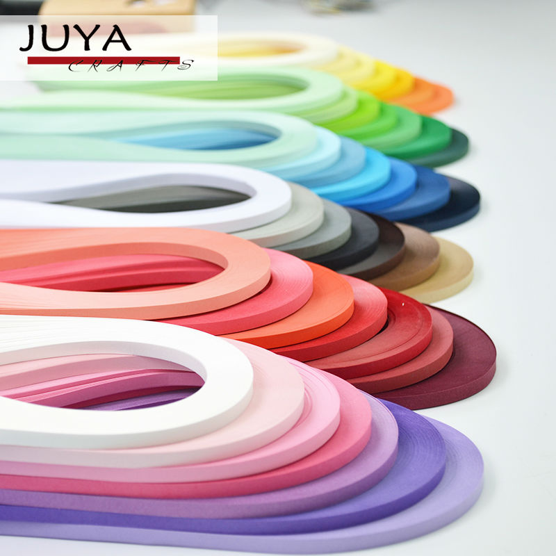 JUYA Paper Quilling 60 Single Colors, can choose color, 390mm Length, 2/3/5/7/10mm width, 100strips/pack DIY paper craft Amour zii. 