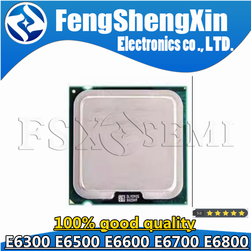 E6300 2.80G E6500 2.93G E6600 3.06G E6700 3.20G E6800 3.33G Duo CPU Processor Socket 775 pin