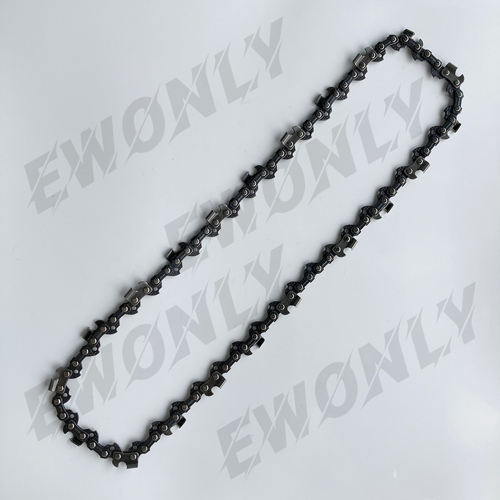 12 Inches Chainsaw Chain, Replacement Chain For Cordless Electric Portable Mini Chainsaw, Guide Saw Chain 3/8" Pitch.043" Gauge 45 Drive Links Replacement Chain. 