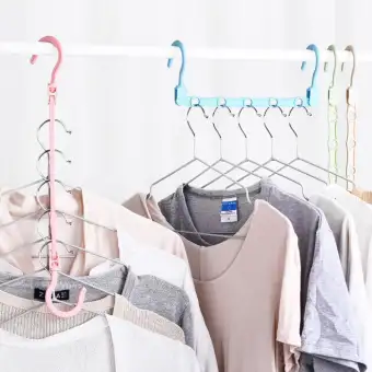 Multifunctional Wardrobe Magic Plastic Hanger Hanger Wardrobe Home