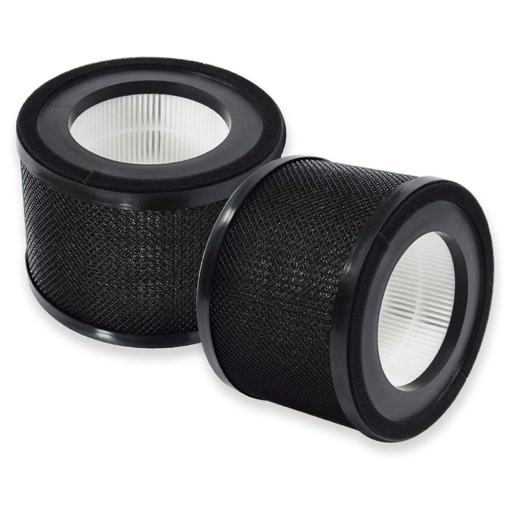 XHHDQES 2-Pack Replacement TRUE HEPA Filters Compatible for TaoTronics TT-AP001 and VAVA VA-EE014 Air Purifiers. 
