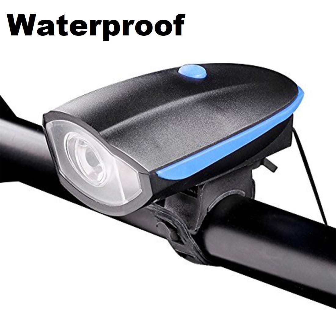 Light Up Your Bike with a Waterproof Rechargeable 2-in-1 Bicycle Light and Horn in Various Colors -Easy To use and Clean, A Unique Choice For Cyclists