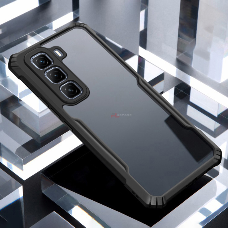 PlusCase for Infinix Hot 50 Pro+ 4G Plus Case Air Cushion Hard Clear Shockproof Back Cover. 