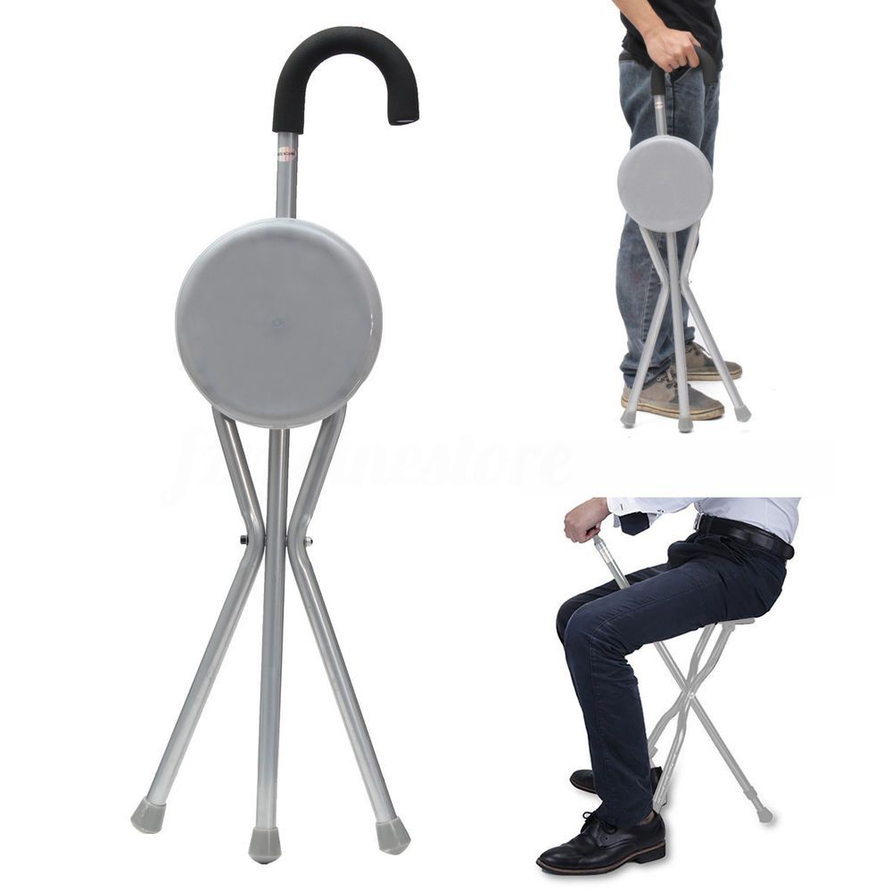 walking stick with stool