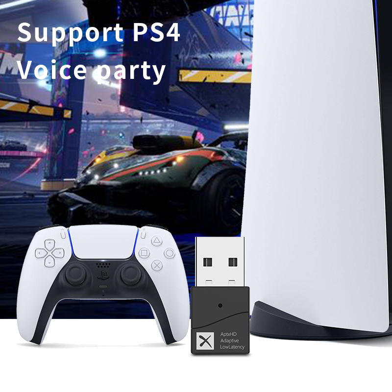 TX40 USB Bluetooth 5.2 Transmitter AptX 24Bit Low Latency Adaptive Wireless Audio Adapter Handsfree Call For TV PC Laptop PS4/5. 