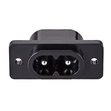 5 PCS JR-201A 2 Pin AC Power Socket Panel Mount AC Power Plug Socket. 
