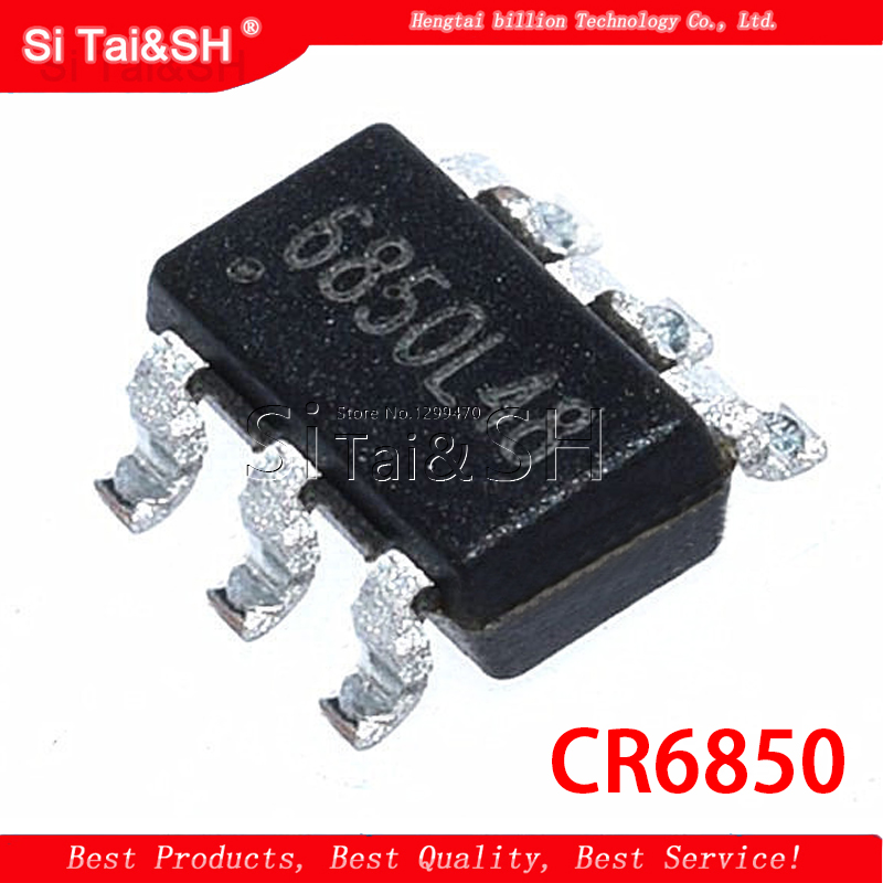 10PCS CR6850 6850 SOT23-6 PWM Controller Power Supply IC. 