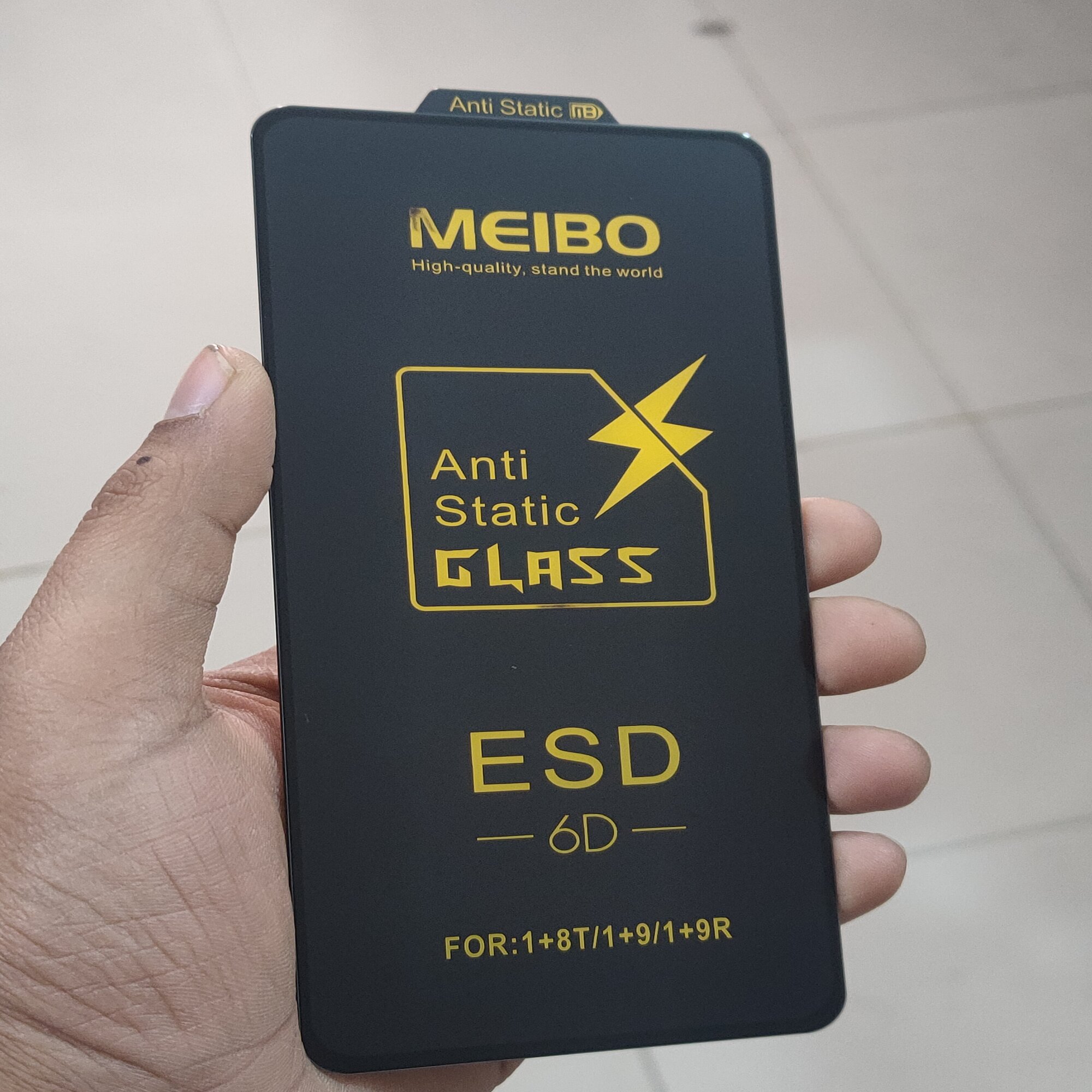 OnePlus 9 /OnePlus 9R/ 8T Meibo Anti Static ESD 6D Tempered Glass Screen Protector. 