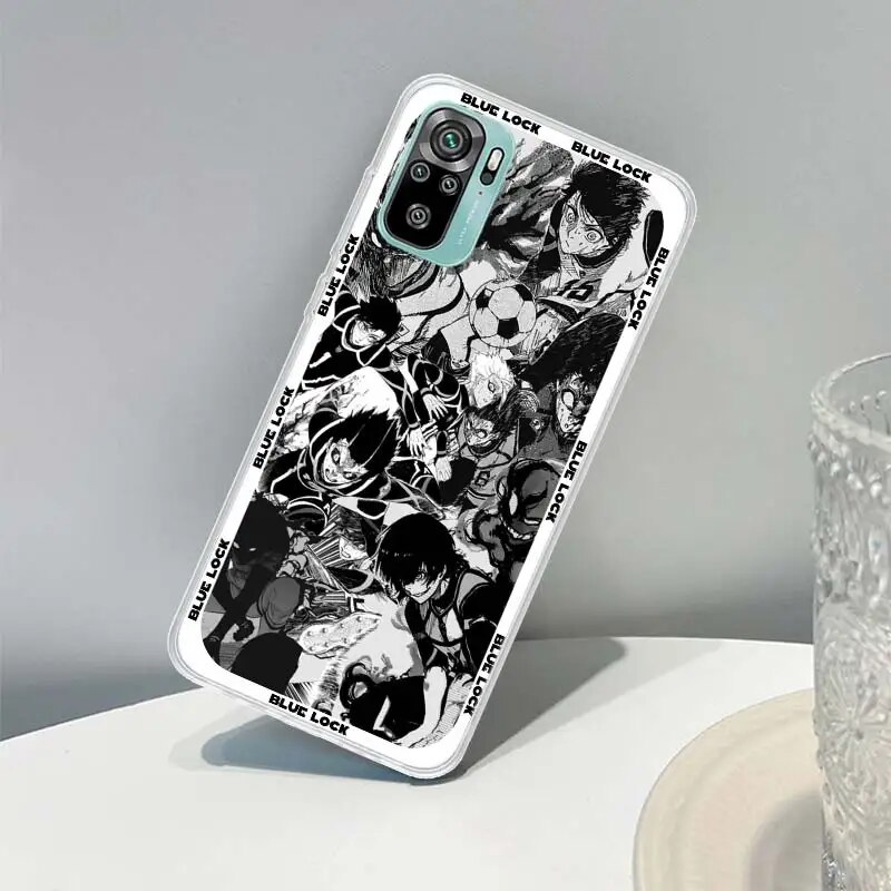 Anime Blue Lock Cover Phone Case for Xiaomi Redmi 10C 10A 10 9C 9A 9 9T 12 12C 8 8A 7 7A 6 6A S2 K20 K30 K40 Pro Coque Phone Cas. 