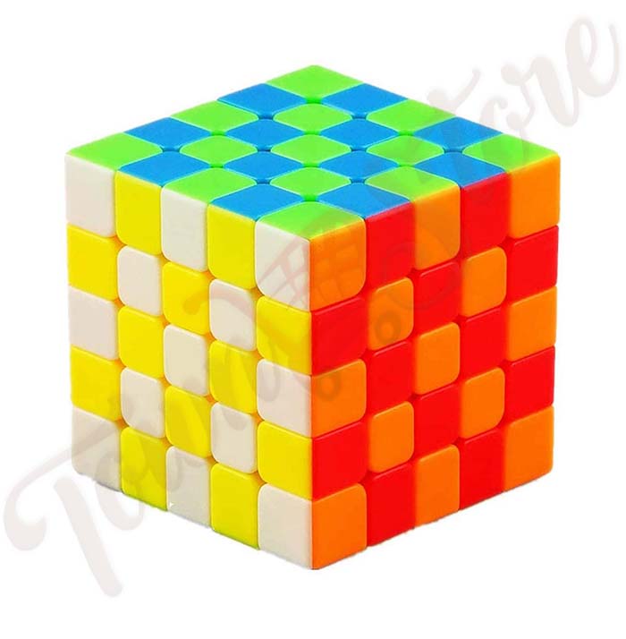 MoYu MeiLong 5x5 High Speed Cube Stickerless Matte Surface Magic Professors Cube Puzzle Toy. 