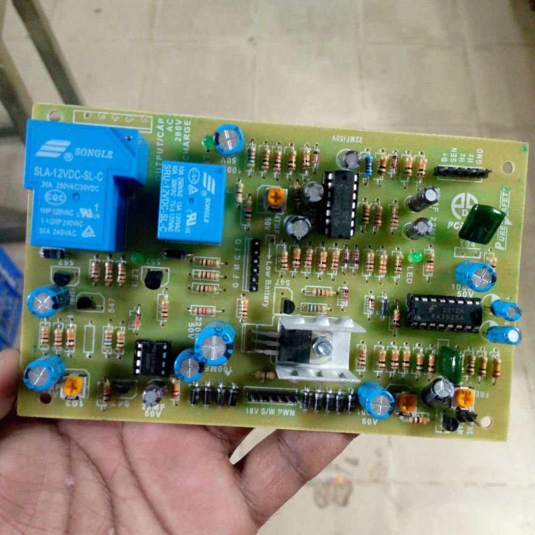 IPS OSCILLATION Circuit IPS Inverter Oscillation Control Board Circuit DC 12V To AC 220V Output Square Wave With Charging Overload Protection Inverter Motherboard Switches. 