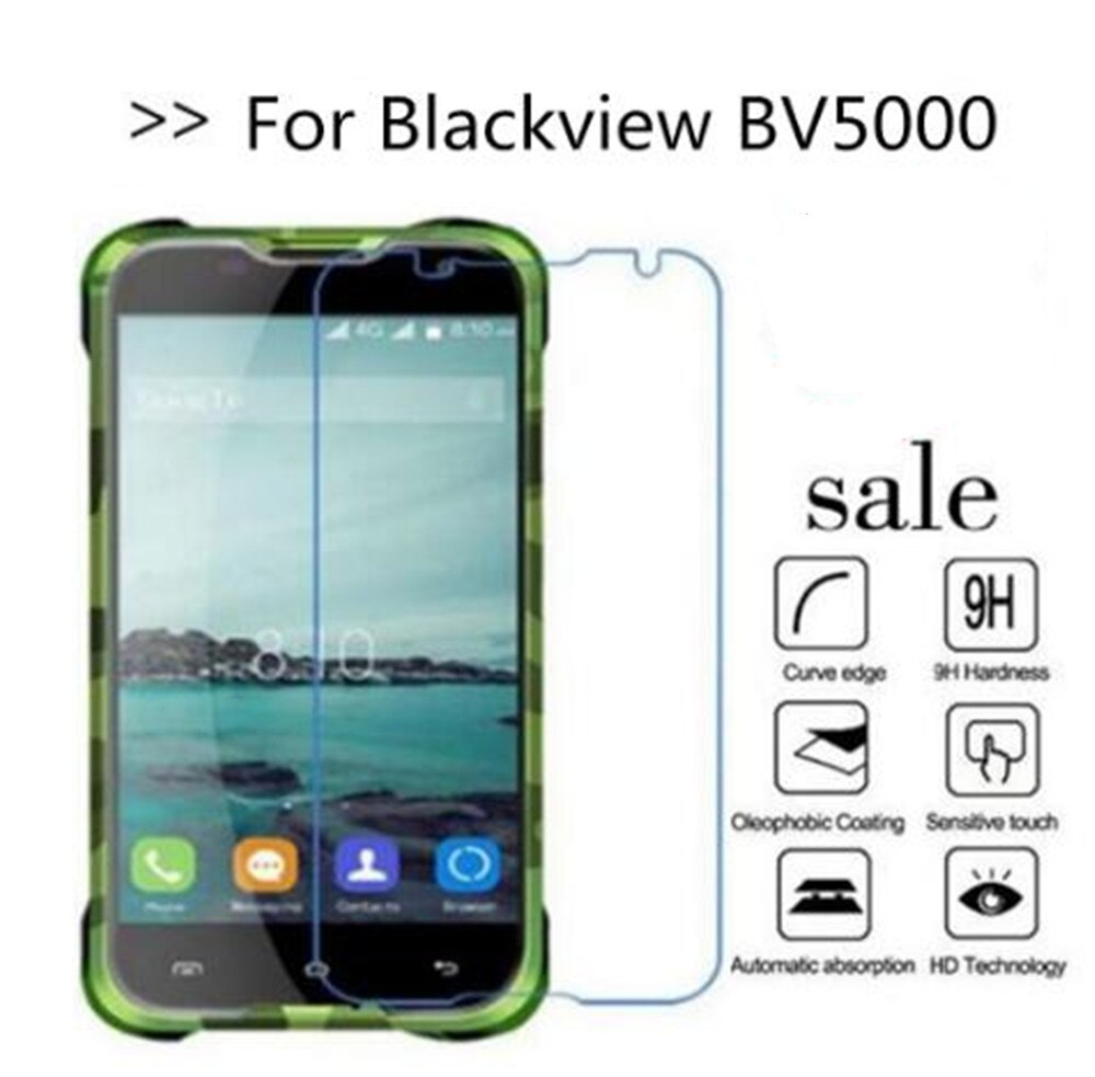 【happy one】For Blackview BV5000 Tempered Glass screen Protector 9D For Blackview BV5000 5.0" Cases Vetero Cover. 