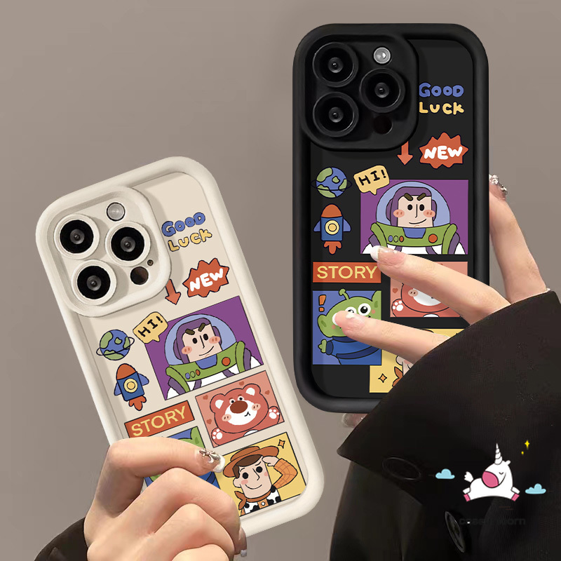 Angel Eyes Tulip Toy Story Buzz Lightyear Case Compatible For Samsung A12 A13 A34 A31 A32 A03s A50s A54 A30s A52s A53 A04s A20s A14 A50 A04E A51 A03 A23 A24 A30 A02s A11 A10s A20 A52 Soft Phone Cover