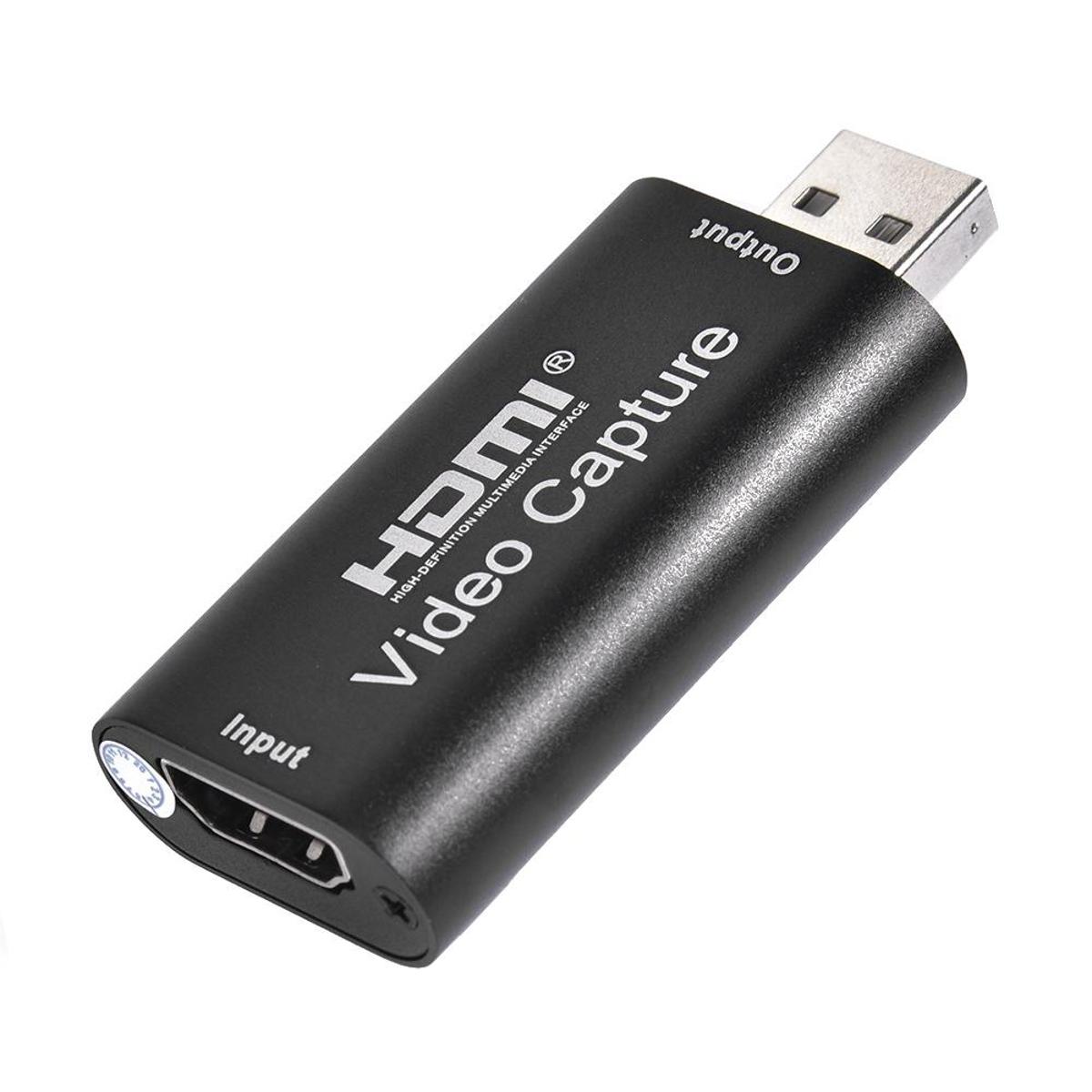 Video Capture Card 1080P 4K HDMI to USB USB 2.0 Video Capture Device Audio Video Re_cording for Streaming PS4 XBOX Phone Game Camera Live Stream Broadcast