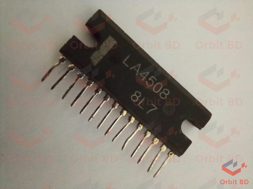 IC LA4508 LA 4508 Audio Power Amplifier LA4508 8.5W 9V 12V ZIP 14 Pin Dual 2 Channels Stereo Audio Board Amplifier IC LA 4508 Electrical Circuitry & Parts. 