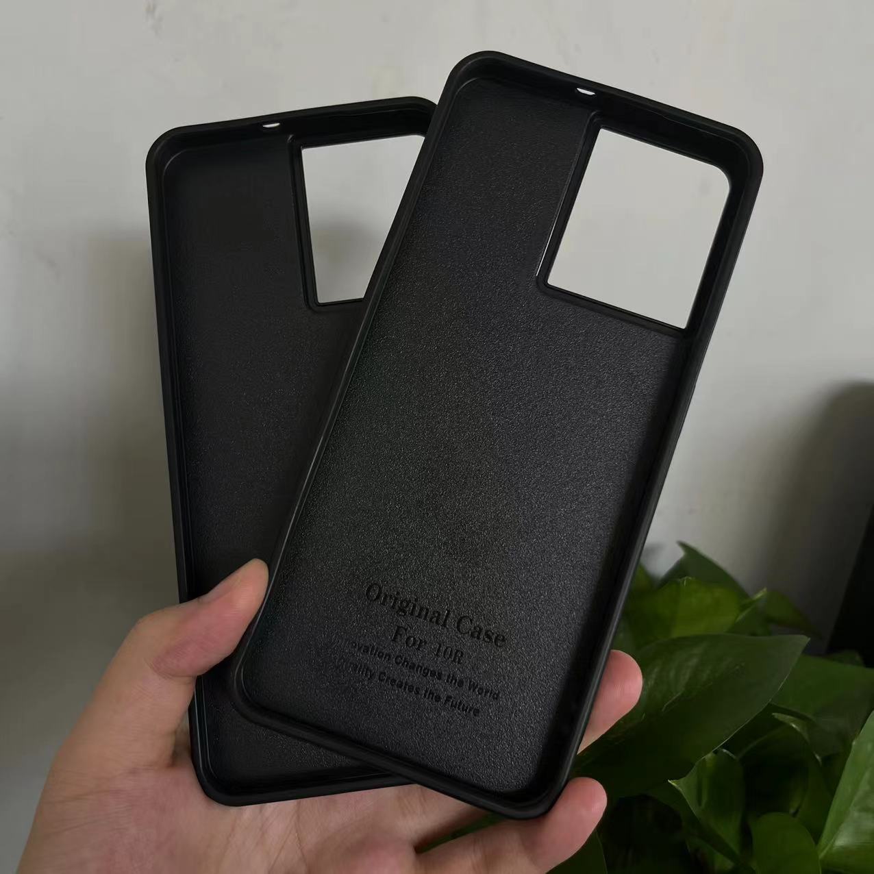 Applicable Model OnePlus ONE Plus 1+10R 5G Large Hole Groove Two-in-One Patch Phone Case Protective Sleeve. 