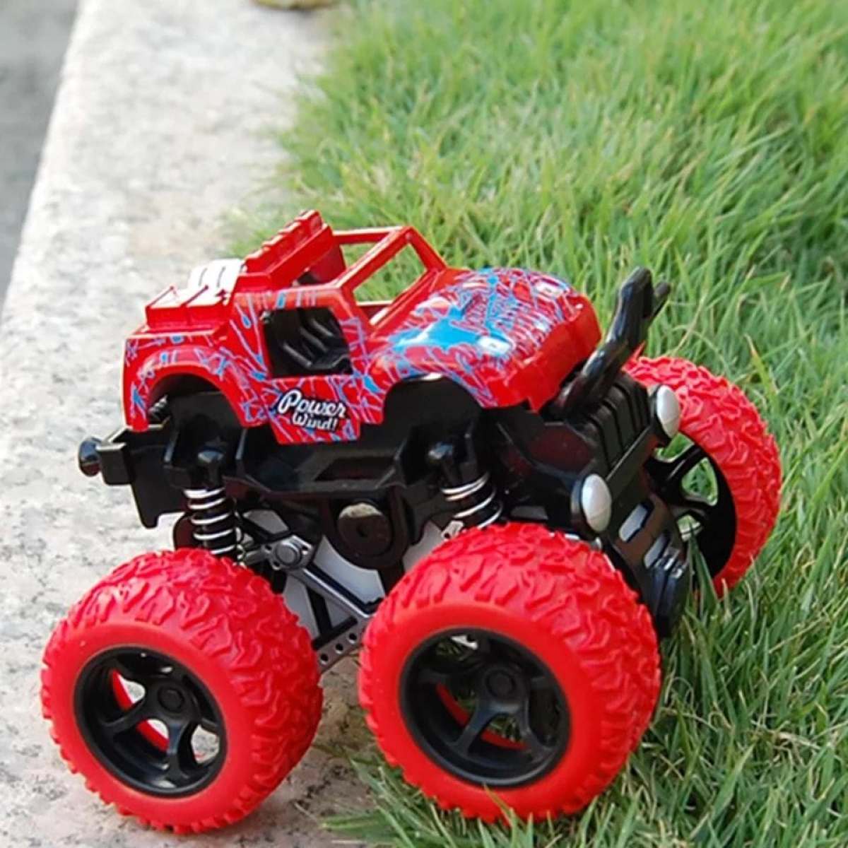 Kids Monster Truck Toy – Inertia Friction Power SUV Car