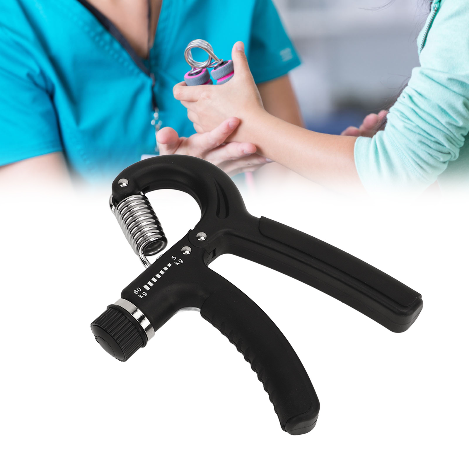 Hand Grip Strengthener, 11.0-132.3lb Adjustable Resistance High Tension Hand Grip Exerciser Multifunction for Wrist for Forearm for Injury Recovery. 