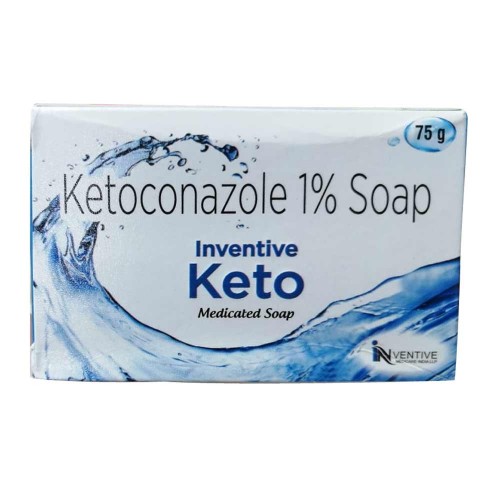 Ketoconazole 1% Soap 75g Inventive Keto Medicated Soap. 