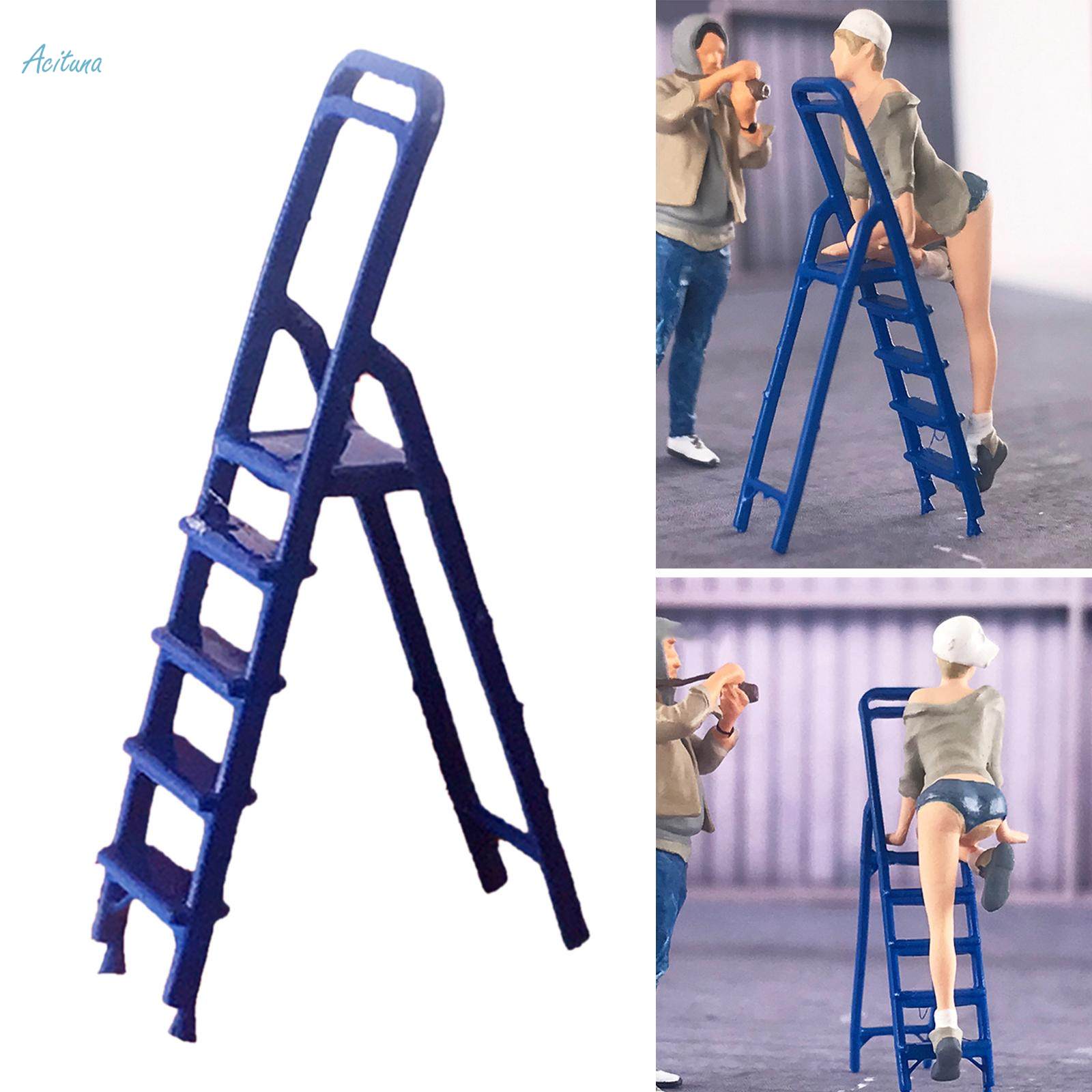 1/64 Figures Ladder Miniatures Layout Street Scene DIY Projects S Scale. 