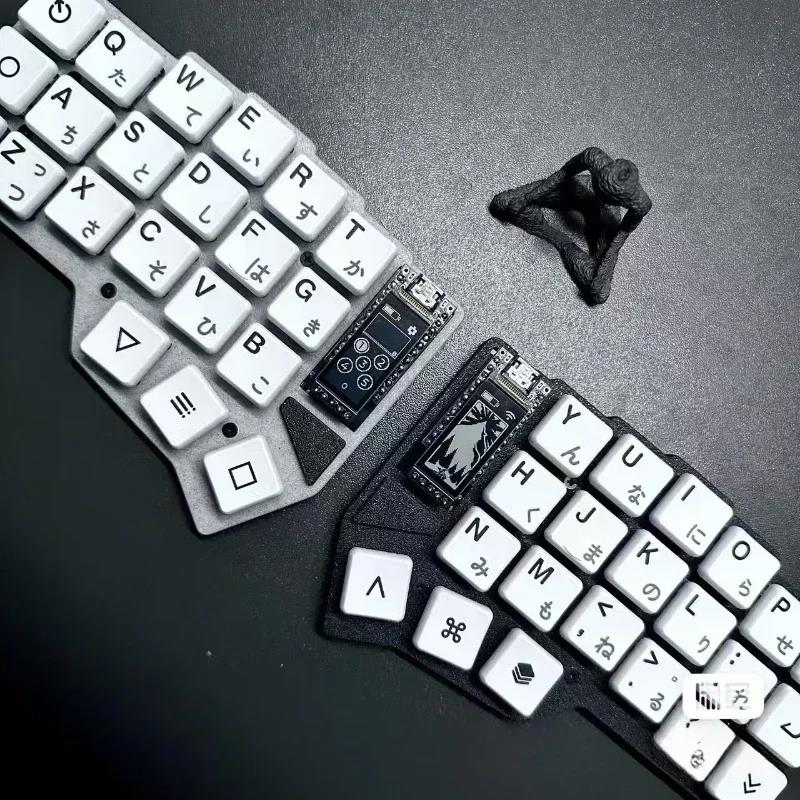 Corne 3x6 Low Profile Split Keyboards Ergonomic Custom Zmk Bluetooth Nice View Screen Choc V1 Wireless Split Mechanical Keyboard. 