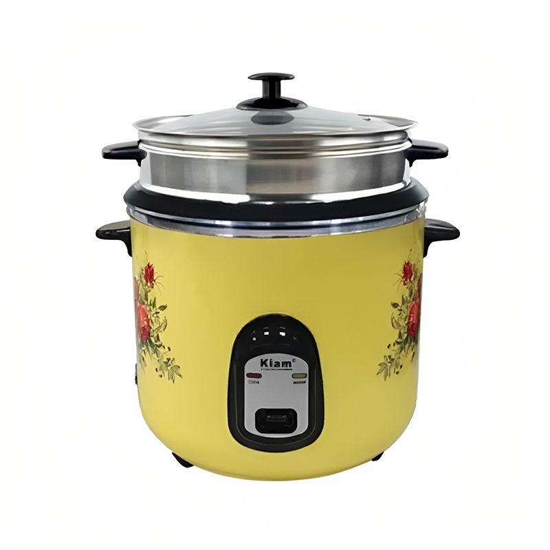 Kiam Rice Cooker 3.2 Litre - Double pot (One SS Bati & One Coating Bati) SFB-5705. 