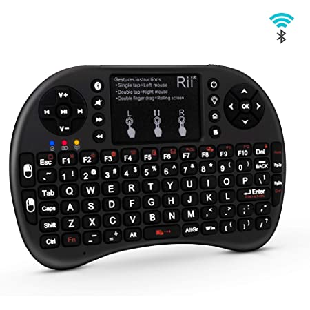 wireless Rechargeable Mini Keyboard Touchpad with color back ligh - Keyboard - Keyboard. 